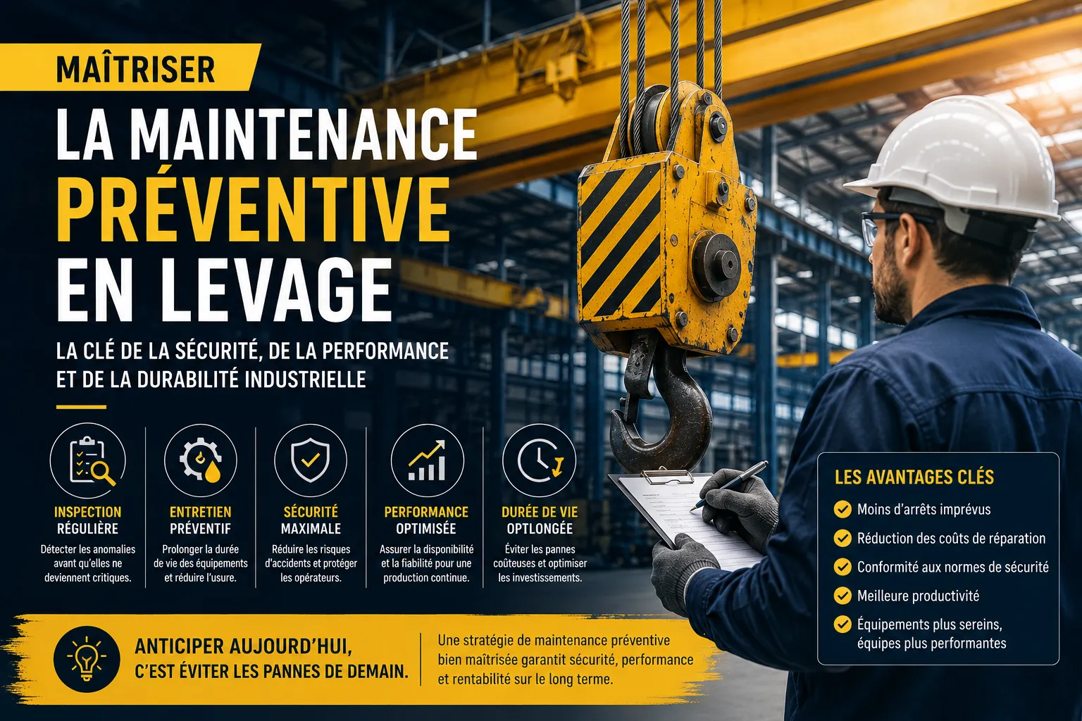 Maîtriser la Maintenance Préventive en Levage