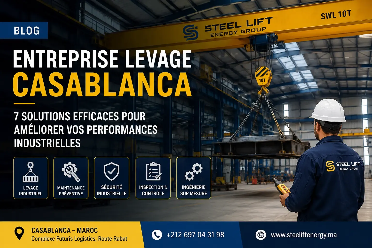 Entreprise levage Casablanca : 7 solutions puissantes pour optimiser vos opérations industrielles